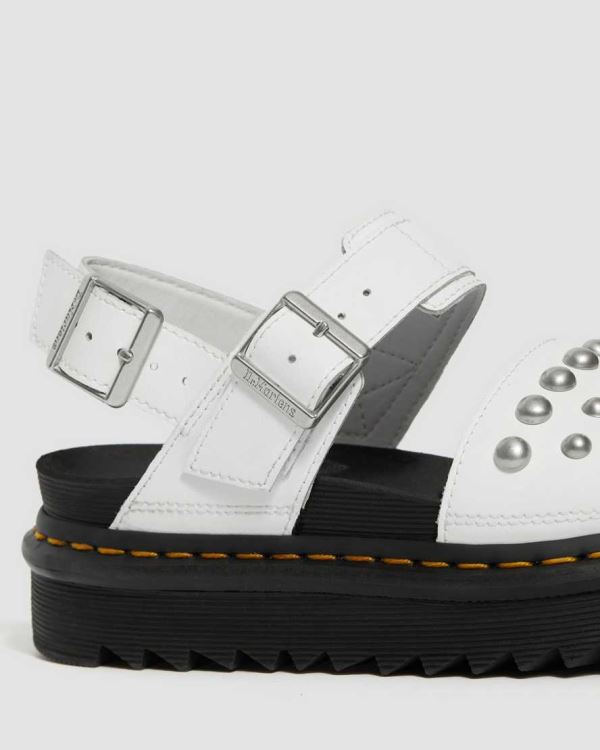 Sandalias Dr Martens Voss Cuero Studded Para Mujer DR3486N
